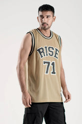 Men's Baseball Jersey (Khaki)